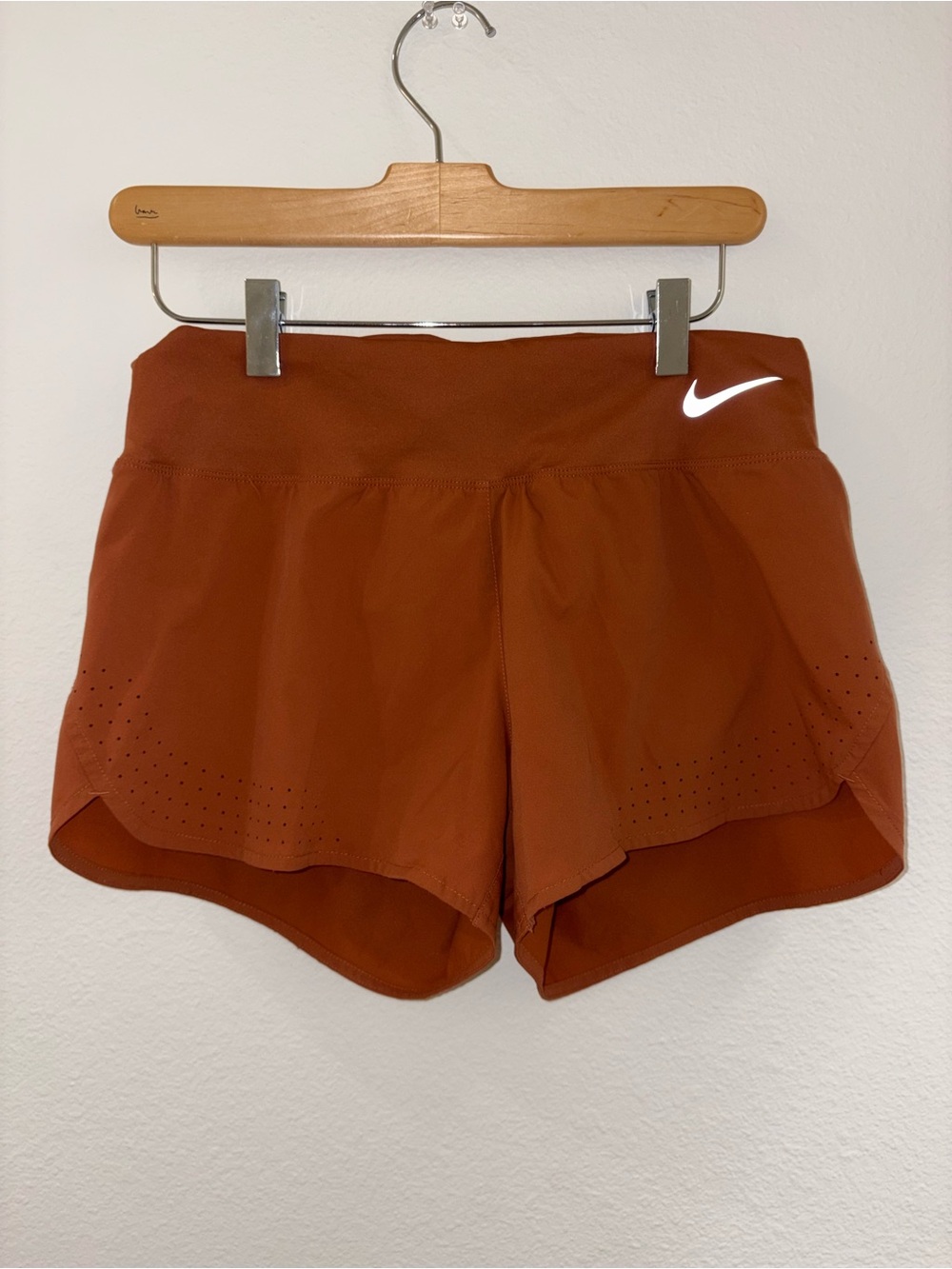 Nike Women's Rust Orange Athletic Shorts